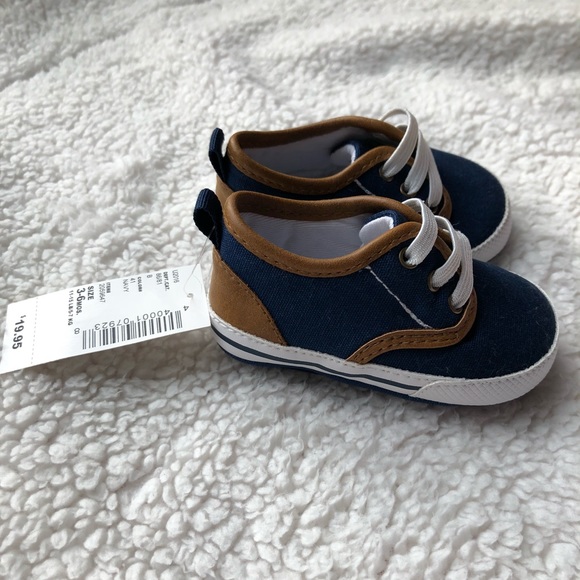 Other - NWT 3-6 navy and tan shoes